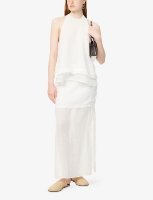 DISSH: Kai Woven Midi Skirt