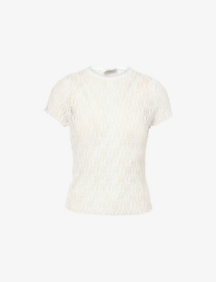 DISSH: Lizzie Semi-Sheer Woven Top