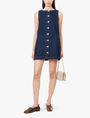DISSH: Sheri Sleeveless Denim Mini Dress