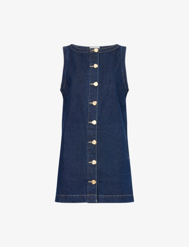 Sheri Sleeveless Denim Mini Dress