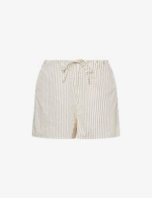 DISSH: Palma Striped Woven Shorts