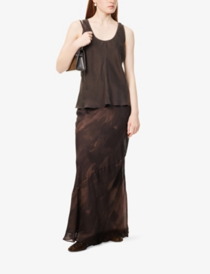 DISSH: Colette Scoop-Neck Silk Cami Top