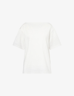 DISSH: Esme Boat-Neck Cotton-Jersey Top