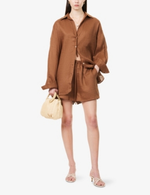 DISSH: Lune Patch-Pocket Linen Shirt