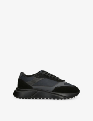 ARNE: Technical Runner Suede And Mesh Low-Top Trainers