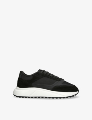 ARNE: Technical Runner Suede And Mesh Low-Top Trainers
