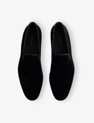 MAGNANNI: Jareth Velvet Loafers