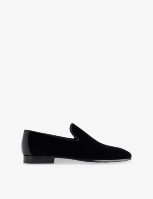 MAGNANNI: Jareth Velvet Loafers