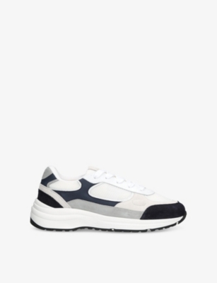 ARNE: Apollo Suede And Mesh Low-Top Trainers