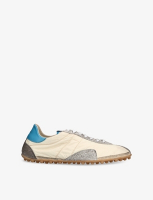 Maison Margiela Sprinters Low Top Sneakers With Dirty Effect