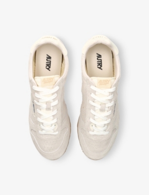 Autry Ivory Suede Windspin Sneakers