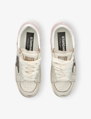 Golden Goose White Multicolor Shoes Flat Shoes In White