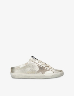 GOLDEN GOOSE: Super-Star Sabot 65132 Leather Low-Top Trainers