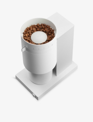Fellow Matte White Opus Conical Burr All-purpose Coffee Grinder