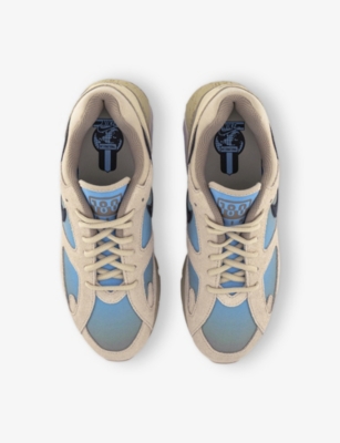 NIKE: Air 180 Suede And Woven Low-Top Trainers