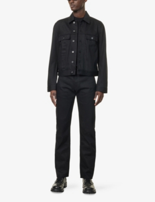 RICK OWENS DRKSHDW: Kurdt Straight-Leg Denim Jeans
