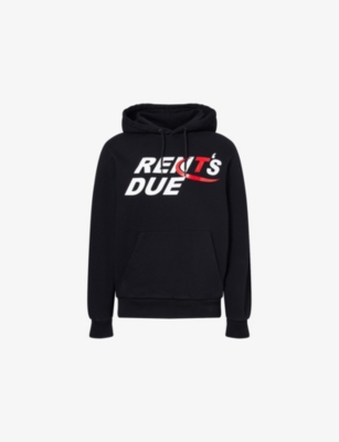 TRAPSTAR: Trapstar x Nemzzz Rent's Due Kangaroo-Pocket Cotton-Jersey Hoody