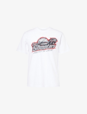 TRAPSTAR: Trapstar x Nemzzz Shooters Crewneck Cotton-Jersey T-Shirt