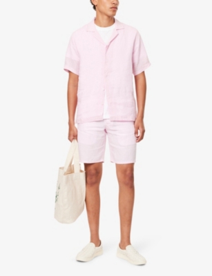 ORLEBAR BROWN: Maitan II Short-Sleeve Linen Shirt