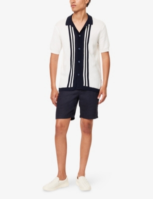 ORLEBAR BROWN: Tiernan Lumina Knitted Cotton Shirt