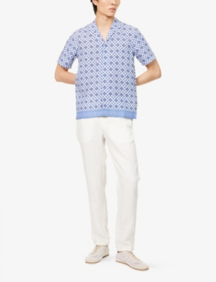 ORLEBAR BROWN: Maitan Paisley Woven Shirt