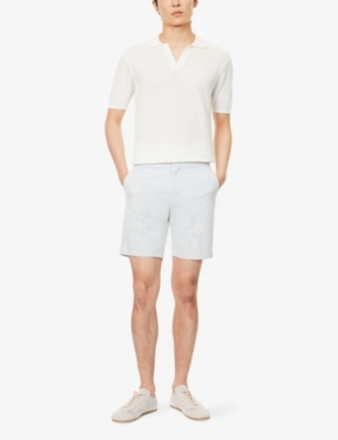 ORLEBAR BROWN: Norwich Seersucker Cotton-Blend Shorts