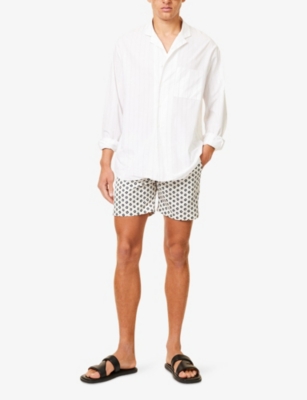 ORLEBAR BROWN: Bulldog Drawstring Woven Swim Shorts