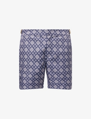 ORLEBAR BROWN: Bulldog Paisley Woven Swim Shorts