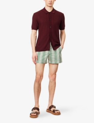 ORLEBAR BROWN: Setter Shore Striped Woven Swim Shorts