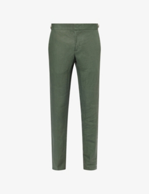 ORLEBAR BROWN: Griffon Tapered Linen Trousers