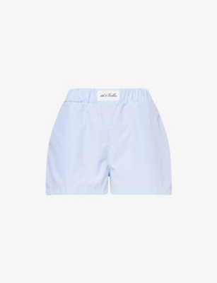 4TH & RECKLESS: Via Stripe Cotton Boxer Shorts