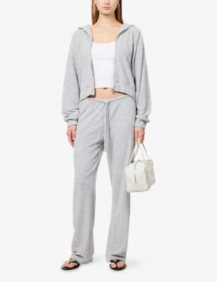 4TH & RECKLESS: Livia Towelling Straight-Leg Woven Trousers
