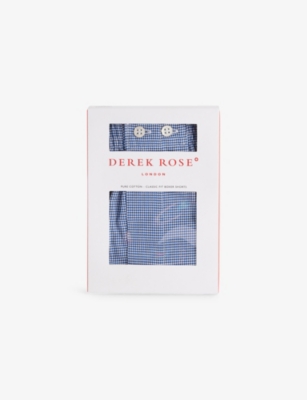 DEREK ROSE: Barker 39 Houndstooth-Print Cotton-Jersey Boxers