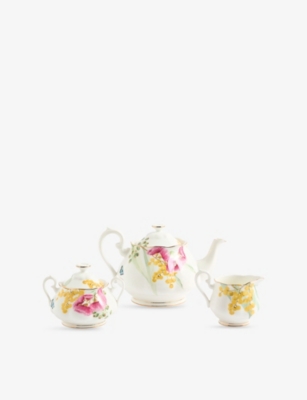 Royal Albert Miranda Kerr Australiana 3-piece Bone-china Teaset