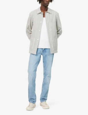 Neuw Mens  Lou Straight-leg Fazer Denim Jeans
