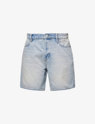 Neuw Mens  Lou Brand-patch Denim Shorts