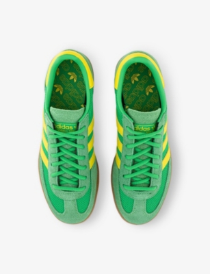 ADIDAS: Handball Spezial Suede and Mesh Low-Top Trainers