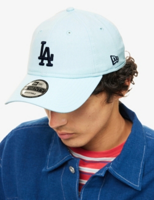 New Era Mens  9twenty La Dodgers Mlb Linen-blend Baseball Cap