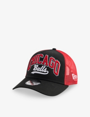 NEW ERA: 9FORTY Chicago Bulls NBA Script Cotton and Mesh Trucker Cap