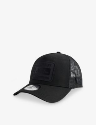 NEW ERA: 9FORTY Logo-Patch Cotton and Mesh Trucker Cap