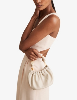 REISS: Erin Leather Shoulder Bag