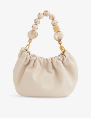 REISS: Erin Leather Shoulder Bag