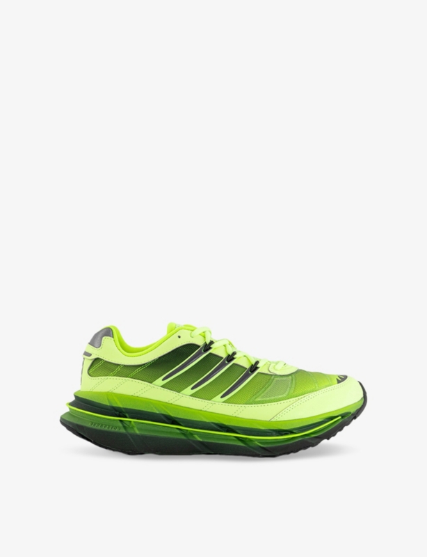 Adistar HRMY Mesh and Leather Low-Top Trainers