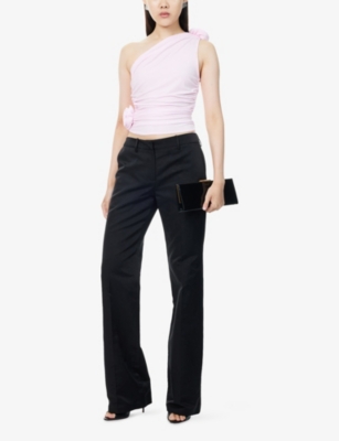 Magda Butrym One-shoulder Top In Pink