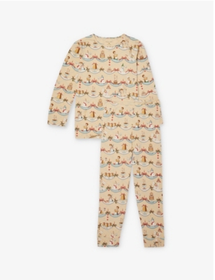 KONGES SLOJD: Graphic-Print Stretch-Cotton Jersey Pyjamas 18 Months - 8 Years
