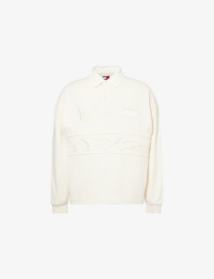 TOMMY HILFIGER: The APXGP Collection Relaxed-Fit Logo-Embroidered Cotton Rugby Shirt