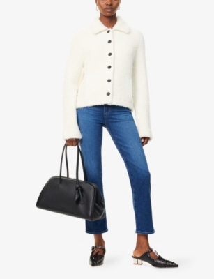 Paige Womens Cindy Cropped Denim Jeans Kindred In Kindred