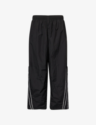 JADED LONDON: Micro Fibre XL Wide-Leg Woven Jogging Bottoms
