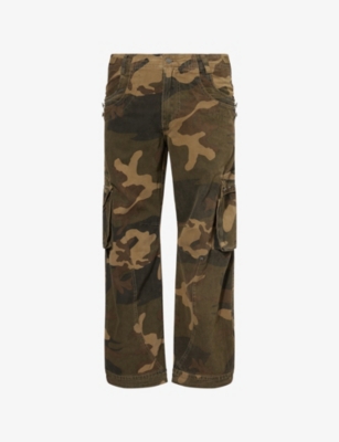 JADED LONDON: Camo Trooper Straight-Leg Cotton-Poplin Trousers