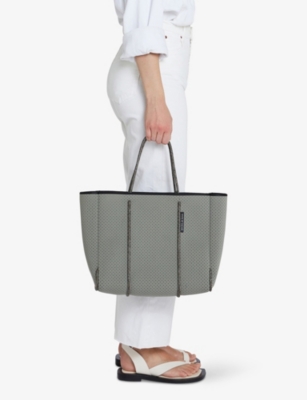 Shop State Of Escape Womens Sage The Flying Solo Woven Tote Bag